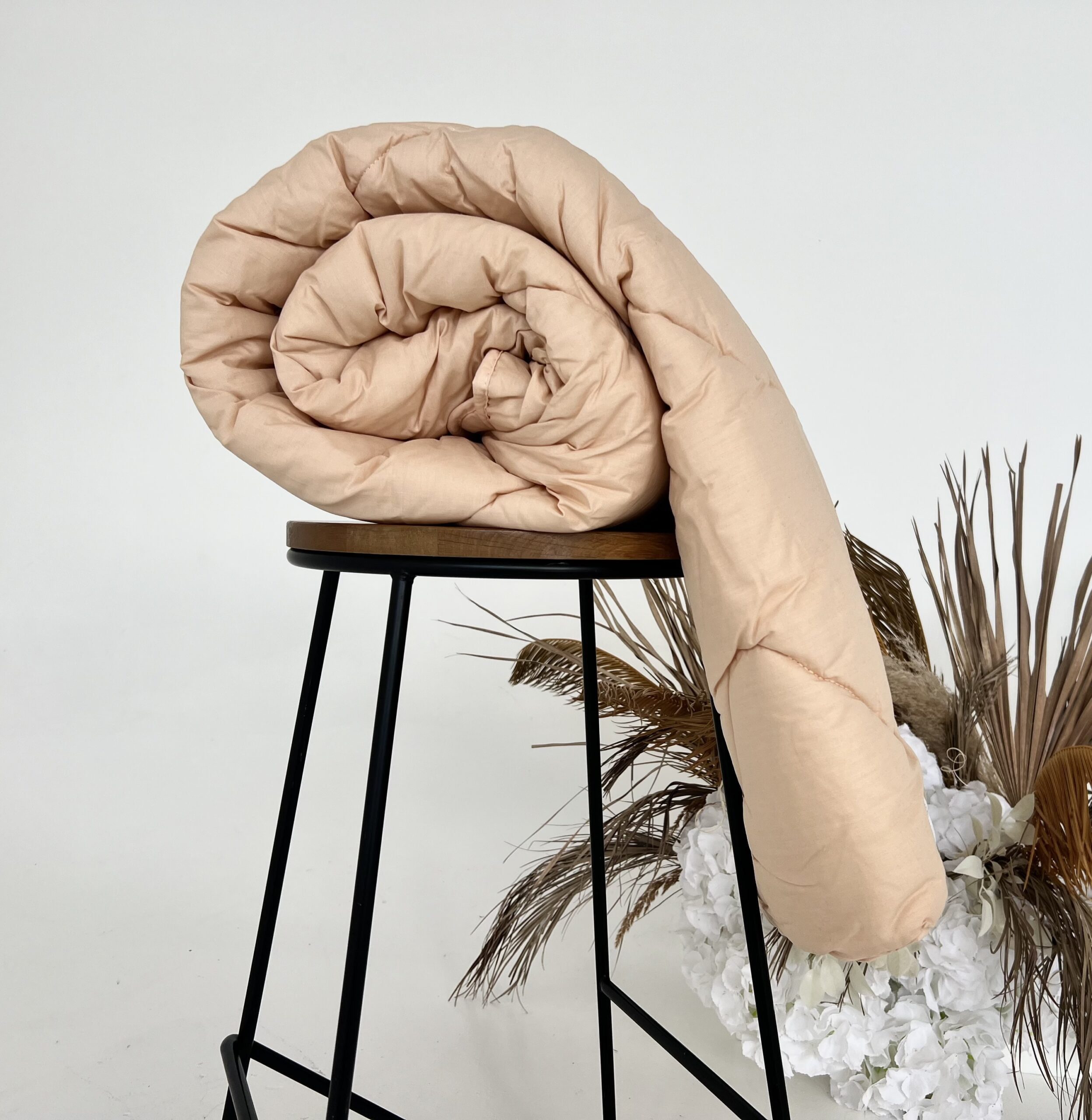 Natural fibre duvets