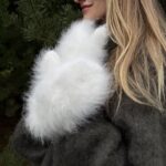 100% angora rabbit wool PREMIUM mittens – WoolLando