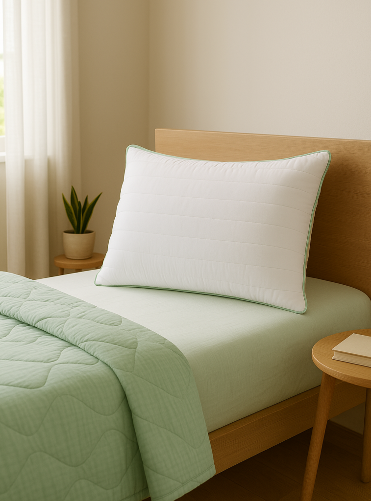 Ergonomic aloe vera extract pillow