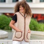 Brown Merino wool vest “unisex”, WoolLando