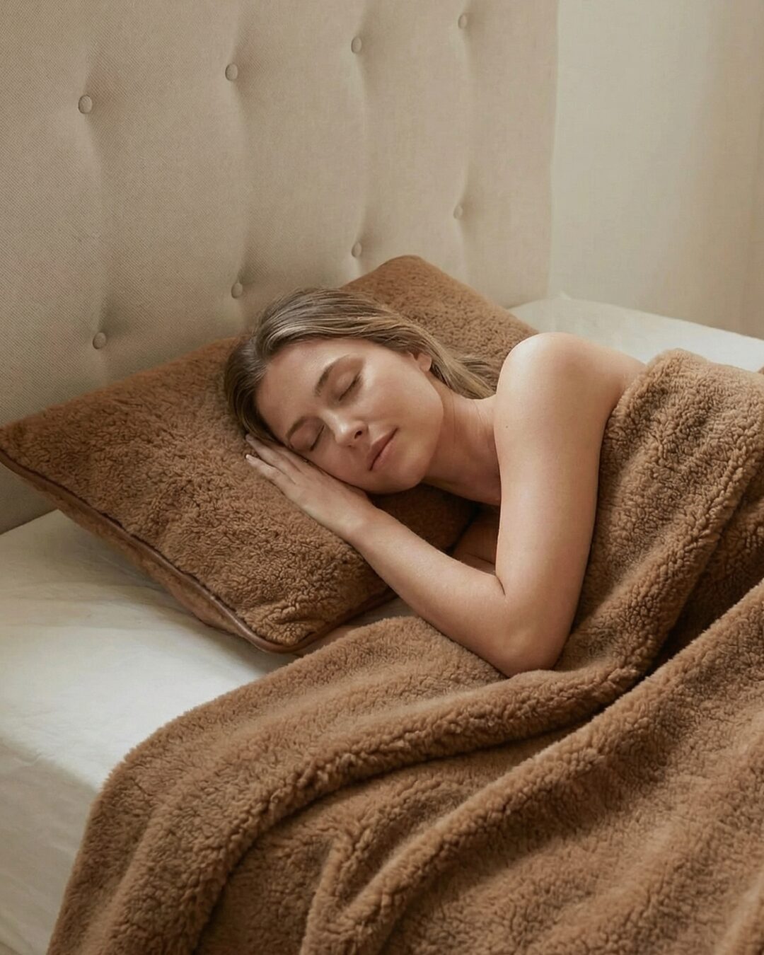 Camel wool pillow, WoolLando