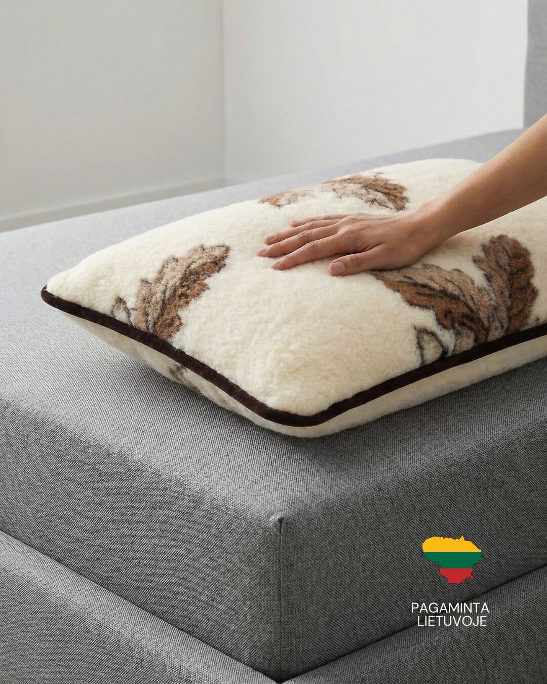 Merino Wool Pillow OAK, WoolLando