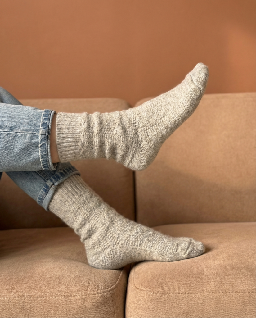 New Zealand sheep wool socks – GREY, WoolLando