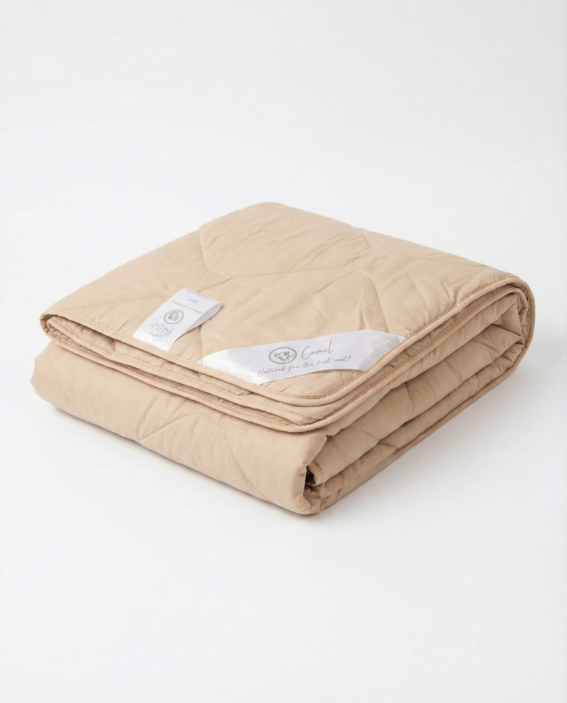 Luxury camel wool duvet 400 g/m²