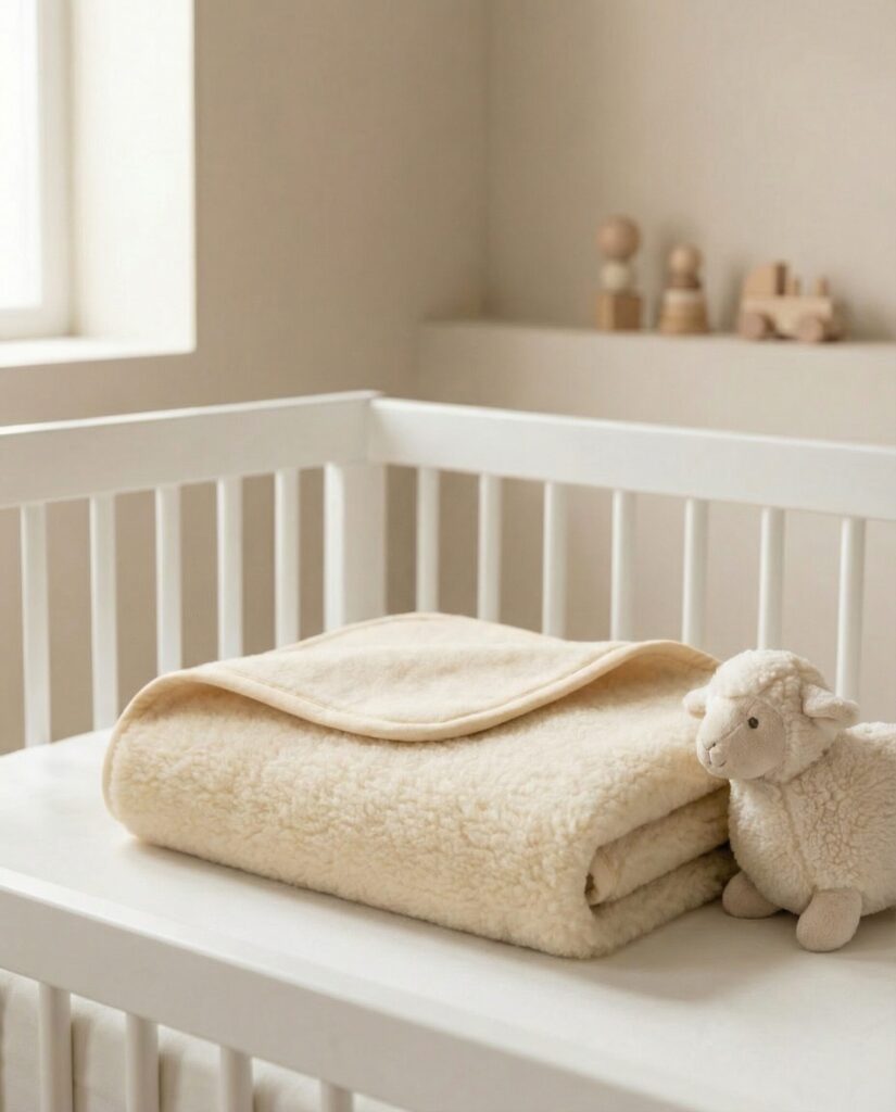 Children’s 100% merino wool lightweight duvet–throw, WoolLando