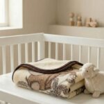 Children’s lightweight merino wool blanket – elephant throw, WoolLando