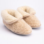 Merino wool boot-slippers CORAL, WoolLando