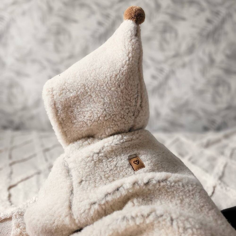 Children’s cream lamb wool jumpsuit, Zaffiro