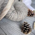 50% sheep wool, 50% dog wool yarn 1 kg – BROWN, WoolLando