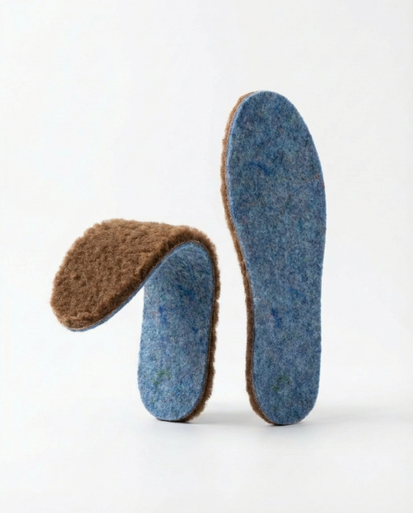 Natural pressed camel wool insoles, WoolLando