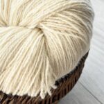 Sheep wool yarn 1 kg – WHITE, WoolLando