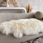 Cream thick merino sheepskin 80 × 120 cm, WoolLando