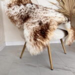 Brown thick merino sheepskin 80 × 120 cm, WoolLando