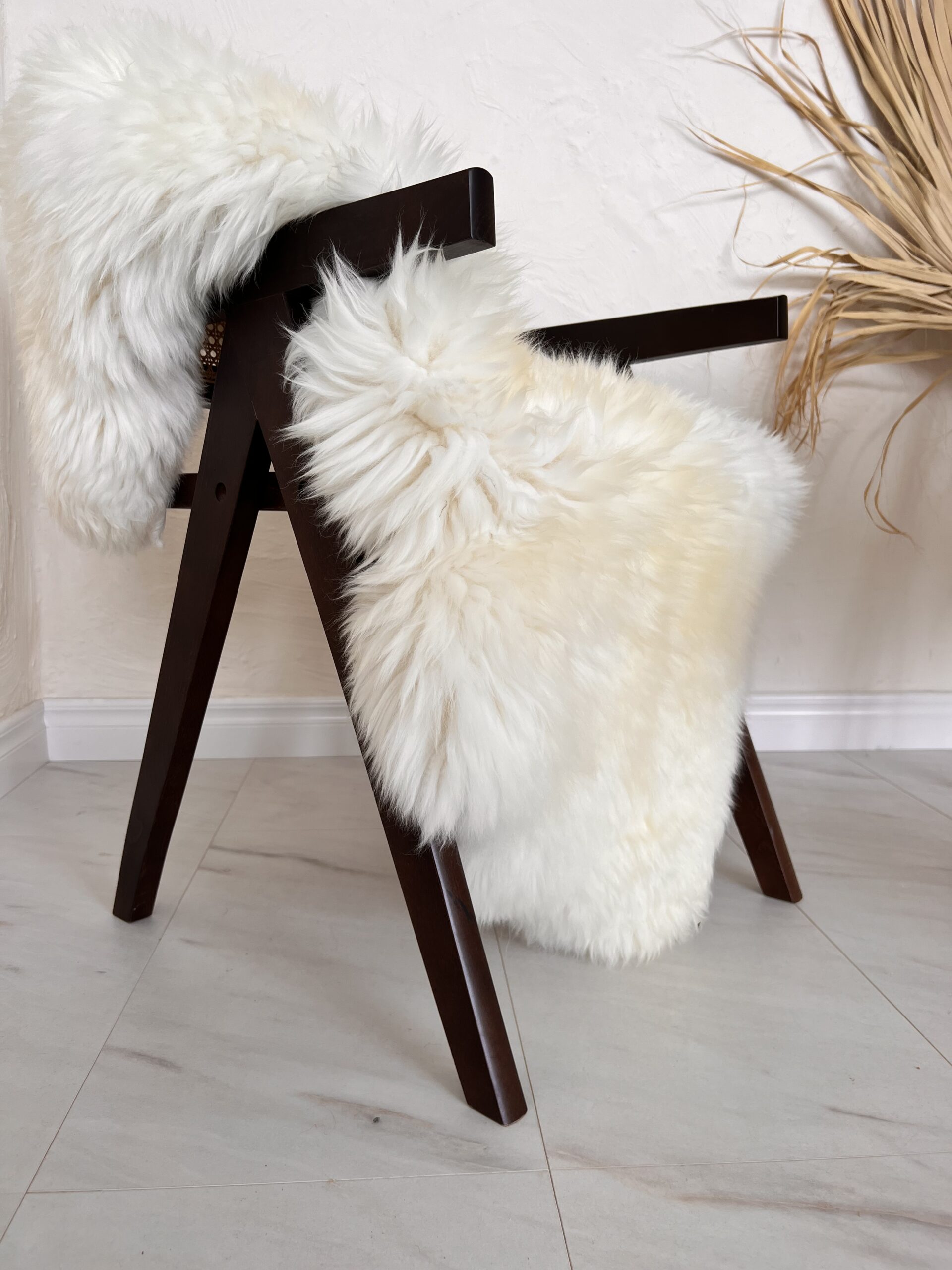 Cream thick merino sheepskin 80 × 120 cm, WoolLando