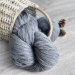 Sheep wool yarn 1 kg – GREY, WoolLando