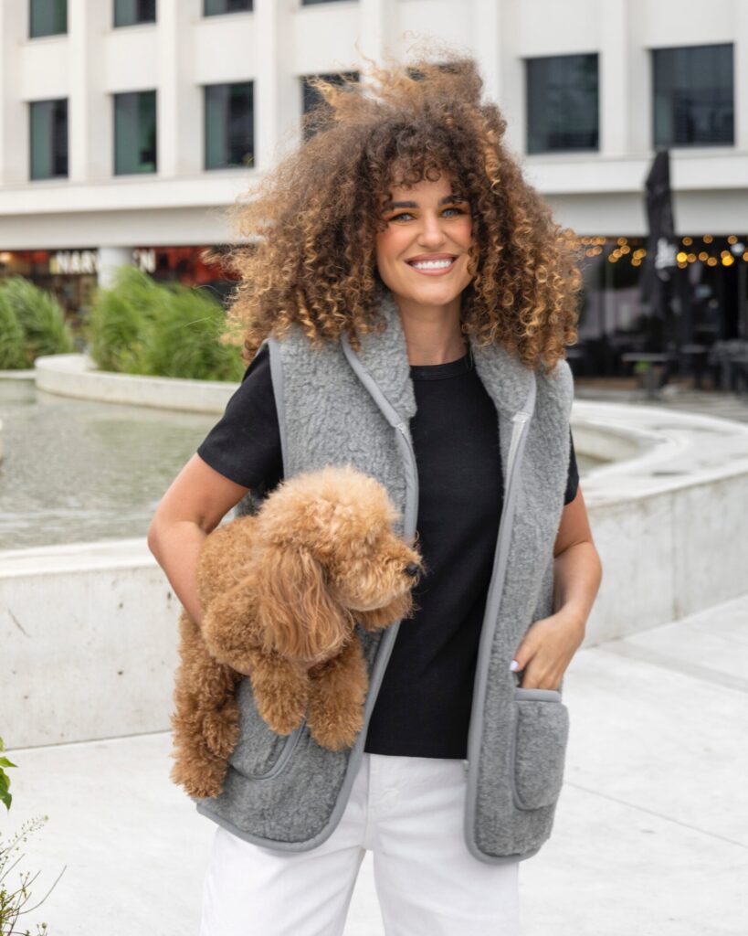 Grey Merino wool vest “unisex”, WoolLando