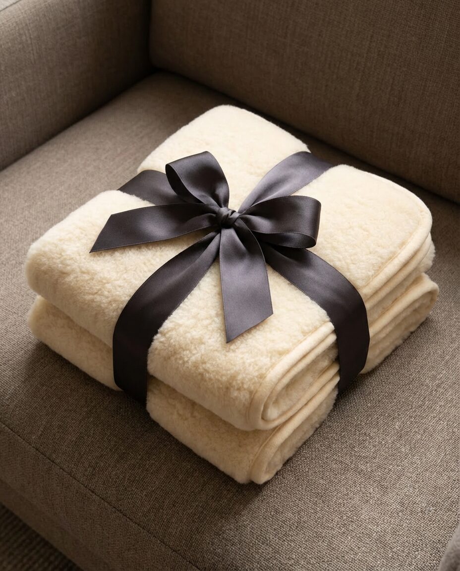 Children’s 100% merino wool lightweight duvet–throw, WoolLando